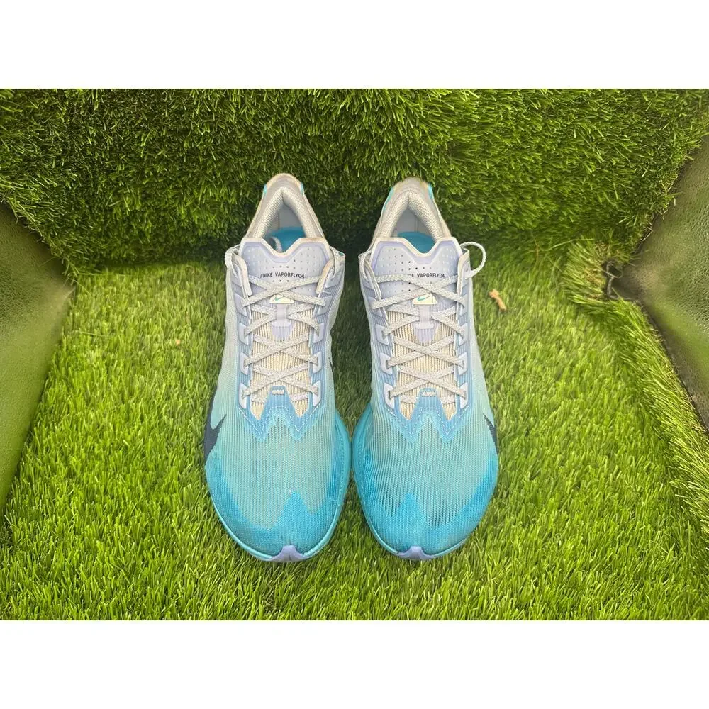 Nike Vaporfly 4 HF6412-114 Athletic Sneaker Womens 8.5 Blue Mesh Gym Road Racing